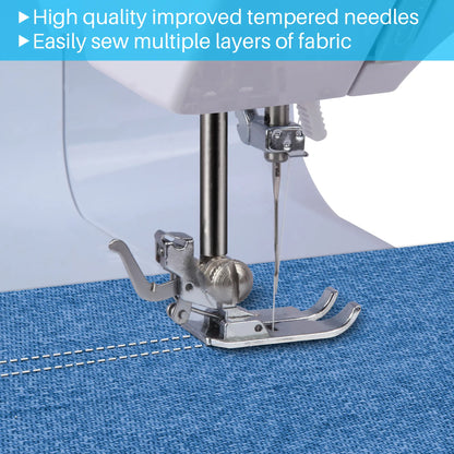BCOOSS Sewing Machine with 14 Built-in Stitch Multifunctional Portable Machine with Extension Table